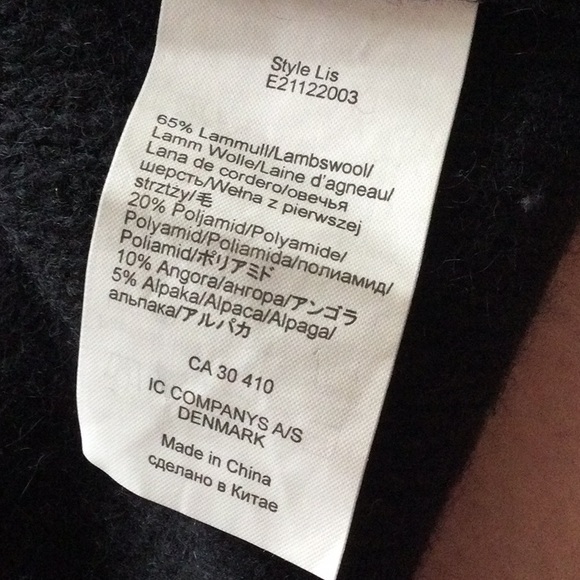 Wool Cape/poncho with collar - Picture 4 of 4